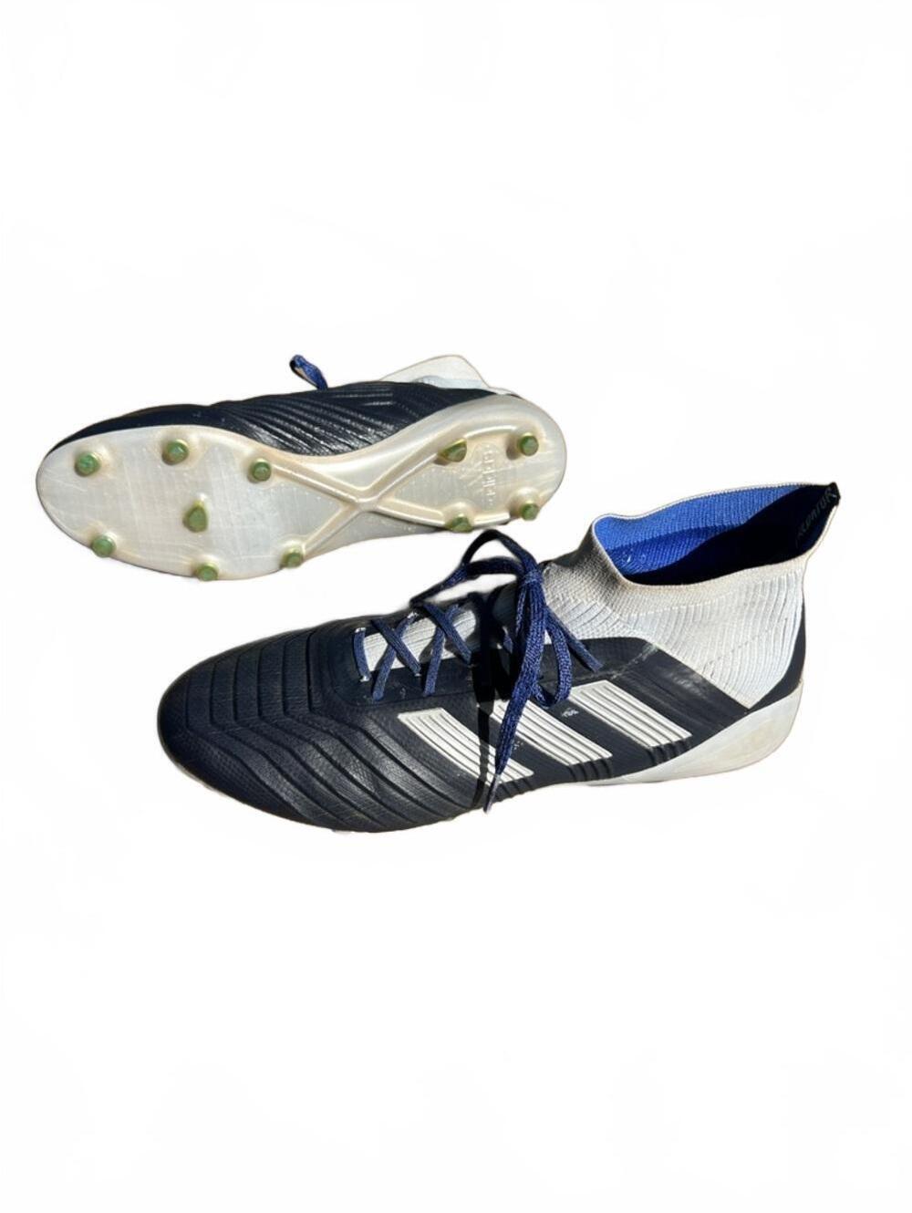 Adidas Predator 18.1 Soft Ground Anti-Clog Blue Soccer Cleats Women's USSize 8.5